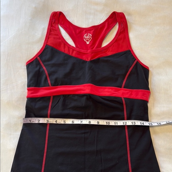 Tuff Athletics Tank Top Red and Black for Active Comfort Women's - Picture 5 of 12